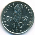 Новые Гебриды, 10 франков 1975 год (AU)