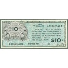 США, военный сертификат, 10 долларов 1946 год