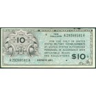 США, военный сертификат, 10 долларов 1946 год