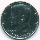 США, 1/2 доллара 1976 год (AU)