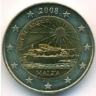 Мальта, 2 евро 2008 год (UNC) ПРОБА