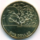Австралия, 1 доллар 2021 год (UNC)