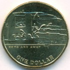 Австралия, 1 доллар 2021 год (UNC)