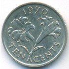 Бермудские острова, 10 центов 1970 год
