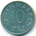 Дания, 10 эре 1974 год (UNC)