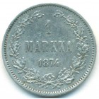 Княжество Финляндия, 1 марка 1874 год S