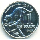 Катанга, 1 франк 2017 год (UNC)