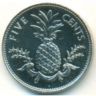 Багамские острова, 5 центов 2000 год (UNC)
