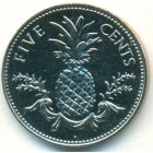 Багамские острова, 5 центов 2005 год (UNC)