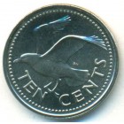 Барбадос, 10 центов 2012 год (UNC)