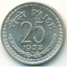 Индия, 25 пайсов 1972 год (UNC)