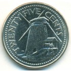 Барбадос, 25 центов 1996 год (UNC)