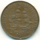 Южная Африка, 1/2 пенни 1945 год