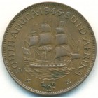 Южная Африка, 1/2 пенни 1945 год