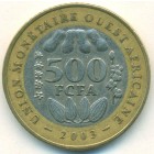 Западно-Африканские Штаты, 500 франков 2003 год