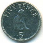 Гибралтар, 5 пенсов 2008 год (AU)