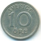 Швеция, 10 эре 1940 год