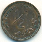Родезия, 1/2 цента 1970 год (AU)
