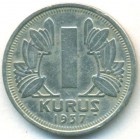 Турция, 1 куруш 1937 год