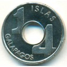 Острова Галапагос, 1/4 штуки 2008 год (UNC)