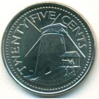 Барбадос, 25 центов 2011 год (UNC)