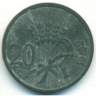 Богемия и Моравия, 20 геллеров 1944 год