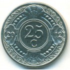 Нидерландские Антилы, 25 центов 2012 год (UNC)