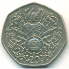 Остров Мэн, 20 пенсов 1982 год
