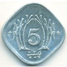 Пакистан, 5 пайсов 1989 год (UNC)