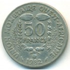 Западно-Африканские Штаты, 50 франков 1982 год