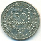 Западно-Африканские Штаты, 50 франков 1975 год