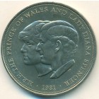 Великобритания, 25 новых пенсов 1981 год (AU)