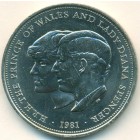 Великобритания, 25 новых пенсов 1981 год (AU)