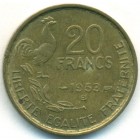 Франция, 20 франков 1953 год B