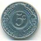 Нидерландские Антилы, 5 центов 2012 год (UNC)