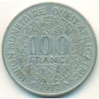 Западно-Африканские Штаты, 100 франков 1972 год