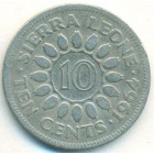Сьерра-Леоне, 10 центов 1964 год
