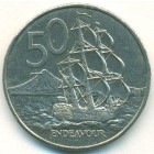 Новая Зеландия, 50 центов 1986 год