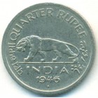 Британская Индия, 1/4 рупии 1946 год