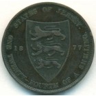 Джерси, 1/24 шиллинга 1877 год