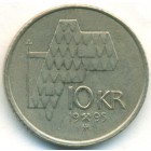 Норвегия, 10 крон 1995 год
