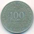 Западно-Африканские Штаты, 100 франков 1975 год