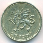 Великобритания, 1 фунт 2000 год