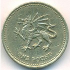 Великобритания, 1 фунт 2000 год
