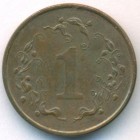 Зимбабве, 1 цент 1989 год (UNC)