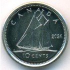 Канада, 10 центов 2024 год (UNC)