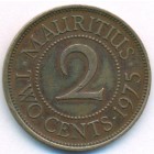 Маврикий, 2 цента 1975 год