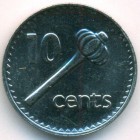 Фиджи, 10 центов 1994 год (UNC)