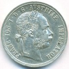 Австрия, 1 флорин 1888 год (AU)
