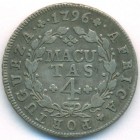 Ангола, 4 макуты 1796 год